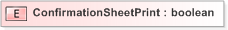 XSD Diagram of ConfirmationSheetPrint